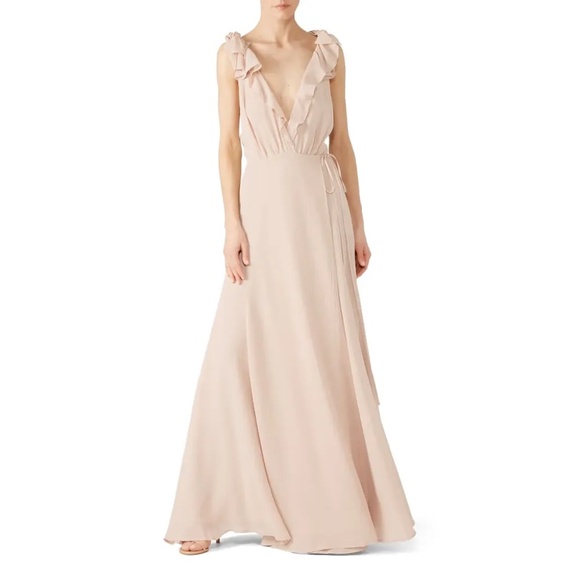 Reformation Dresses & Skirts - RTR Reformation Champagne Peppermint Dress - size S